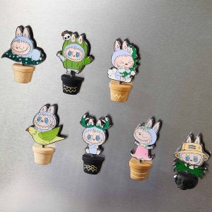 Labubu Cactus Badge - Fall In Wild Series