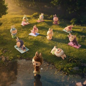 Labubu Yoga Coach Figurine – Lazy Yoga Series (Secret Edition)