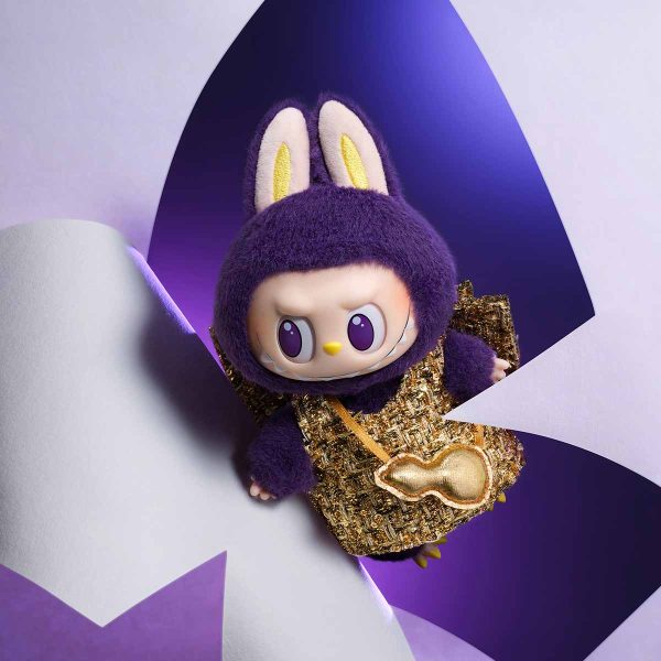 Labubu × Pronounce Wings of Fortune Vinyl & Plush Keychain - Image 4