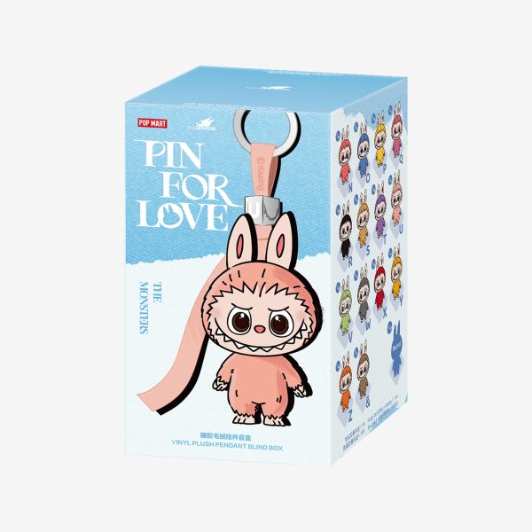 Labubu Pin for Love Pink – Blind Box Kawaii Plush Pendant - Image 2