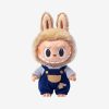 Labubu Time To Chill Plush – Collectible Kawaii Doll with Blue Overalls