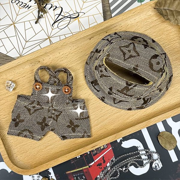 Jungle Chic Outfit for Labubu – Natural Brown with Urban Flair - Image 2