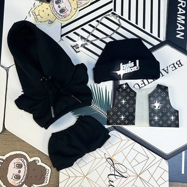Black Streetwear Outfit for Labubu Urban Style & Charismatic Edge - Image 2