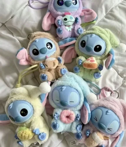 Labubu x Stitch Blind Box Series - Eat Something Before Sleep photo review