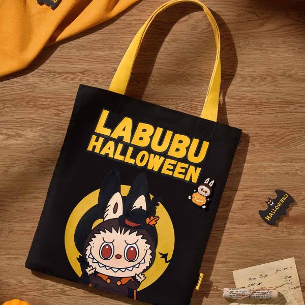 LABUBU Halloween Canvas Bag – Limited Edition Tote 35x40cm - Image 5