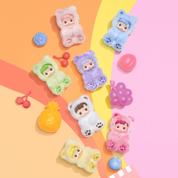 HACIPUPU Gummy Bear Series – Vinyl Plush Pendant Blind Box Collectibles - Image 3