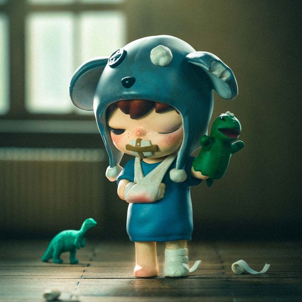 Hirono Mime Series Figures – Designer Art Toy Blind Boxes | Emotional Collectible Figures by Lang - Image 5