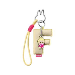 Labubu Letter Pendant “F” – Pin for Love Series Collectible