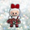 Labubu 17 cm Christmas Costume Collection – 5 Festive Outfits - 🎁 Festive Plaid Dress Outfit