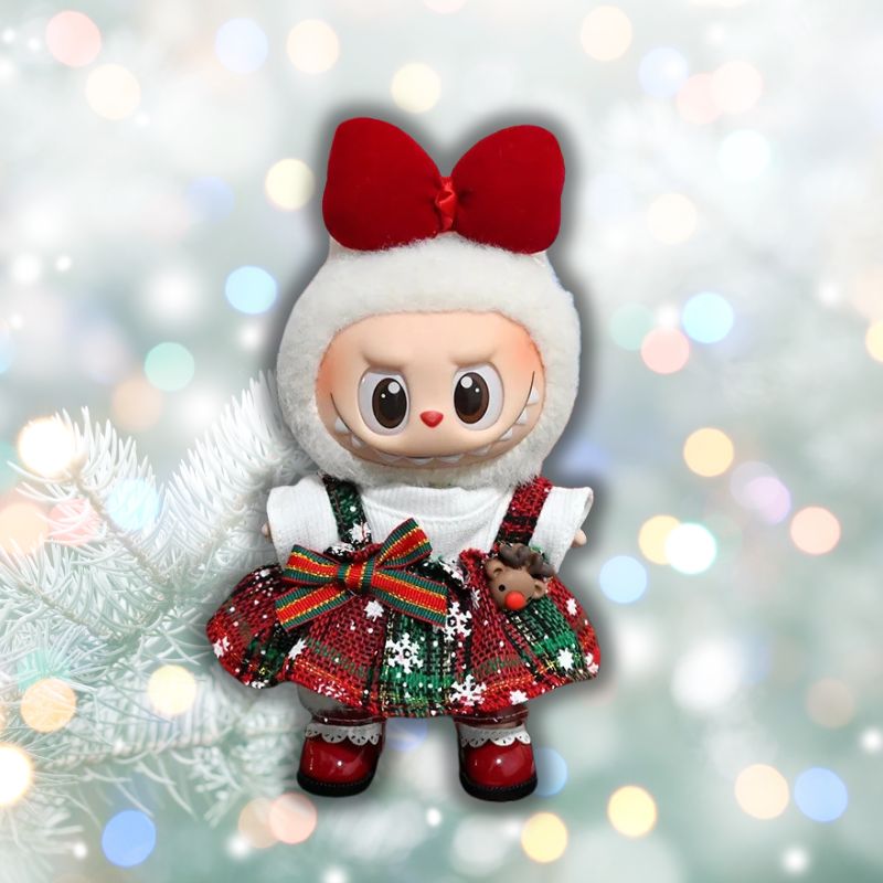 Labubu 17 cm Christmas Costume Collection – 5 Festive Outfits - Image 3