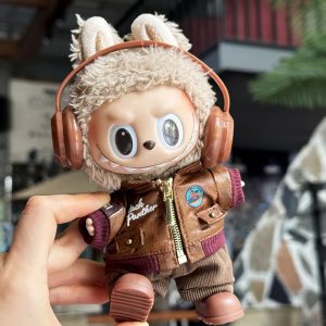 Labubu Fashion Outfit – Aviator Pilot Clothes Set (17 cm Doll)