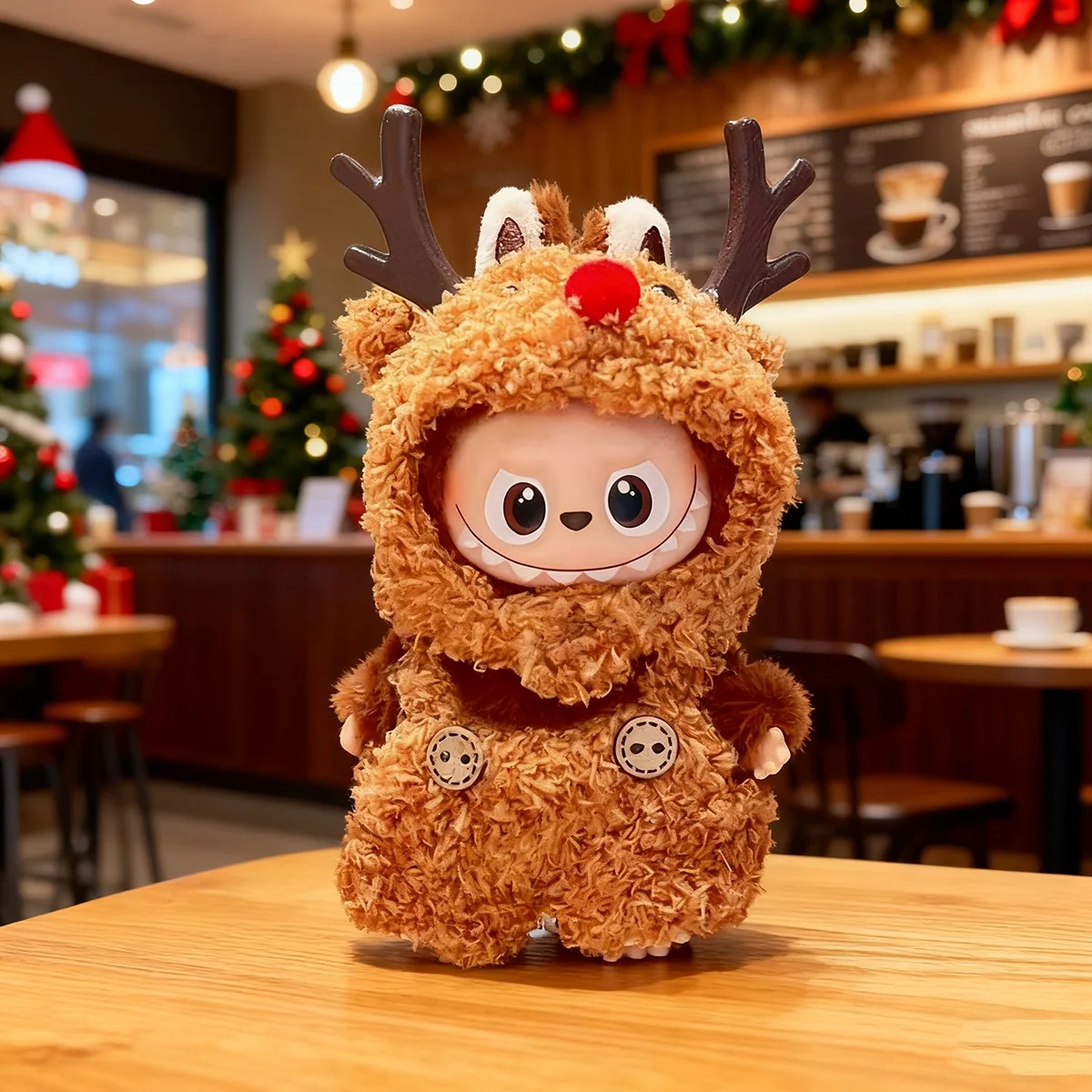 Labubu 17 cm Christmas Plush Costume – 6 Festive Outfits Collection (No Doll Included) - Image 3